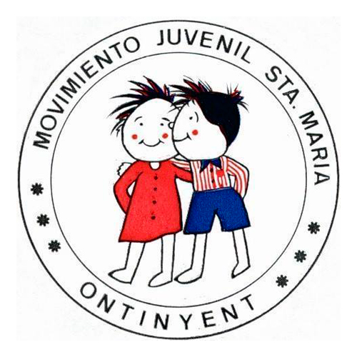 Logotip Moviment Juvenil de Santa Maria d'Ontinyent membre de dret del Consell Local de la Joventut d'Ontinyent